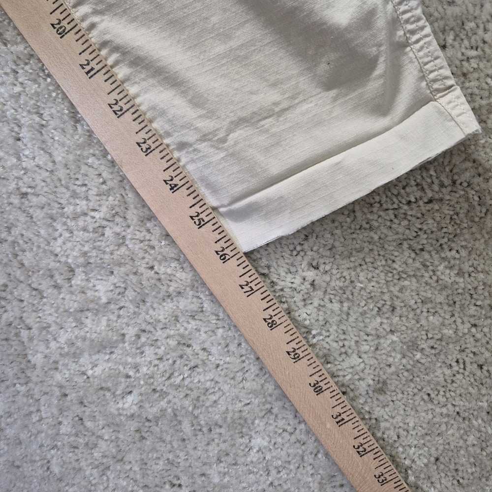 Vuori Women Ripstop Pants Womens Medium Beige Stretch Waist Utility Cut Off Hem - Picture 12 of 16